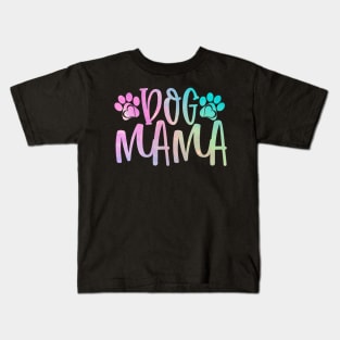 Dog Mama Typography Kids T-Shirt